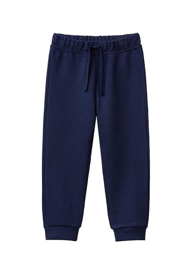 Beli Paçası Lastikli Cepli Jogger Çocuk Eşofman Alt Lacivert