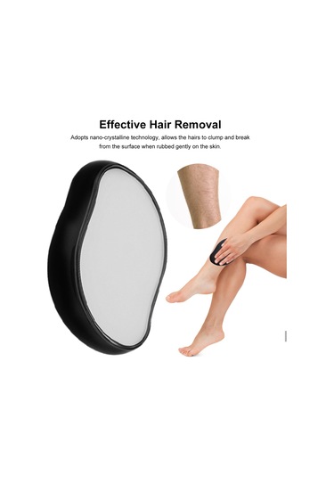 Moveevo Manuel Cam Kıl Öğütme Ağrısız Fiziksel Peeling Kıl Alma Cihazı Mavi