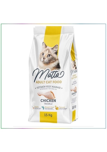 Motto Tavuklu Yetişkin Kuru Kedi Maması 15 KG