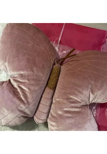 Kelebek Yastık Atmak Yastık Pembe Dekoratif Hayvan Yastık Kanepe Pembe