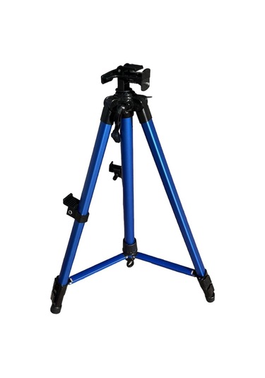 Lüx Titanium Metal Tripod Şövale Metalik Mavi