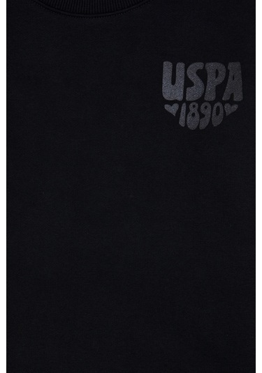U.s. Polo Assn. Kız Çocuk Siyah Sweatshirt 50314289-vr046 Siyah