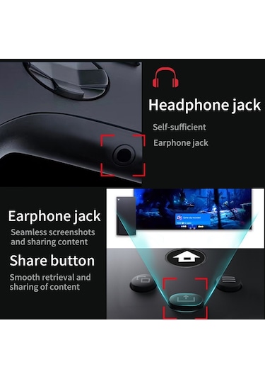 Konsol Plus Xbox 9. Nesil Kablosuz PC / Android / iOS Uyumlu Oyun Kolu Kırmızı