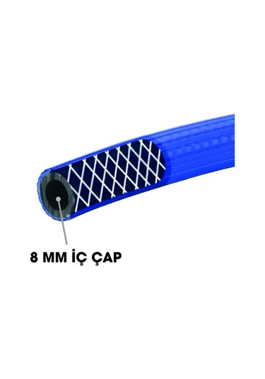 Termo Hava Hortumu Pvc 8mm İç:8 Dç:13mm Kırmızı Cap01035 Calıfornıa .... 5 Metre