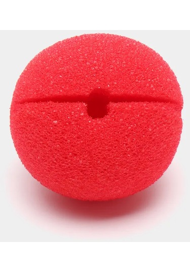 Kırmızı Renk Sünger Palyaço Burnu