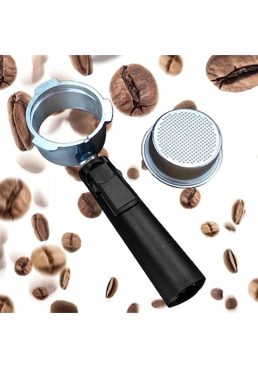 Maoyaya Suntek 51mm Portafiltre Kahve Makinesi Aksesuarı - Espresso Ekipmanı Gümüş
