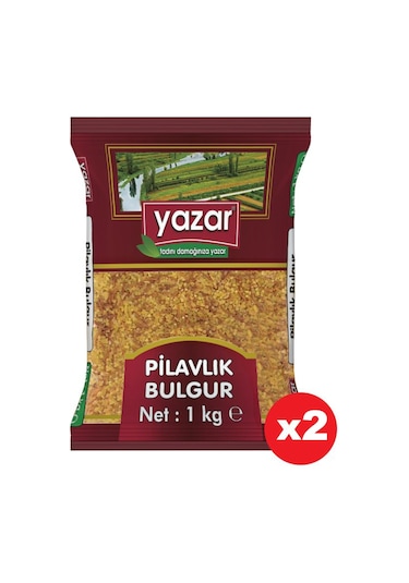 Yazar Şehriyeli Pilavlık Bulgur 2 x 1 KG