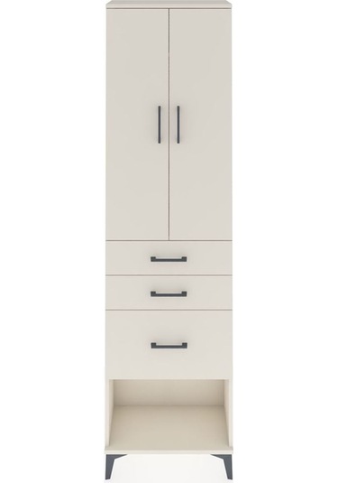 Arges Dolap 2 Raflı 3 Çekmeceli Tek Askılı 60x30x221 Aytaşı-a... Aytaşı