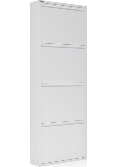 Ceha 4'lü Metal Ayakkabılık - Kar Beyaz K.AYK-4 /AB9003 Beyaz