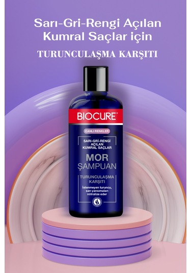 Biocure Turunculaşma Karşıtı Mor Şampuan 400 ML