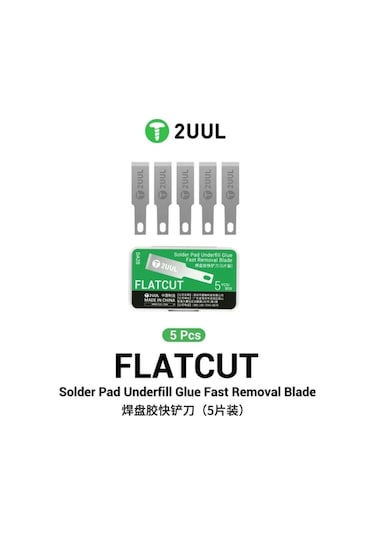 2uul Da28 Flatcut Mobil Ic Lehim Pedi Alt Dolgu Tutkal Çıkarma Bıçağı