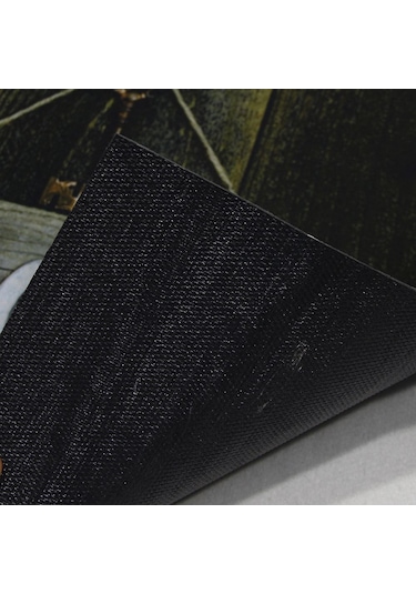 Welcome Gaz Lambası Desenli Kauçuk Kapı Önü Paspası