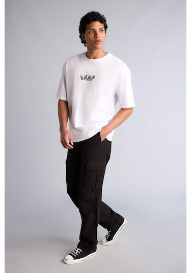 Defacto Baggy Kargo Cepli Pantolon G8147ax26smbk81 Siyah-bk81
