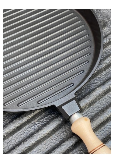 Döküm Izgara Tavası 31 Cm Çapında