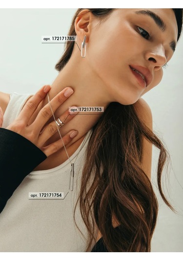 Fly Jewelry 925 Ayar Gümüş Falanks Yüzüğü 172171753 Gri