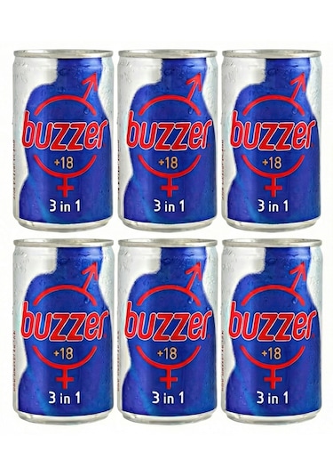 Buzzer Ginseng Enerji Içeceği +18 6'lı