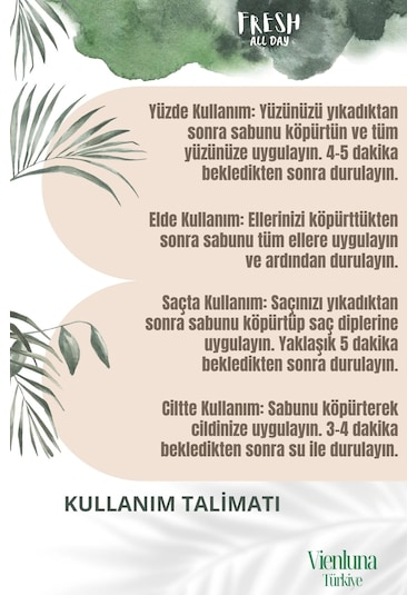 Vienluna Sidr Sabunu 3 x 360 G