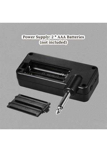 Yaozixa Flatsons F1r Mini Gitar Amplifikatörü - Gain, Ton Ve Ses Kontrolü, Analog Devre, Aux Girişi, Kulaklık Çıkışı Pil Yok