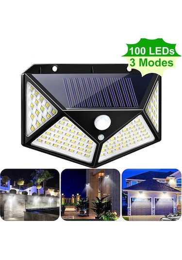 56led/72/108/117cob Güneş Enerjili Bölünmüş Duvar Lambası 3 Modlu Açık Hava Su Ge Sensörü Bahçe Acil Bahçe Aydınlatmaları 56851521