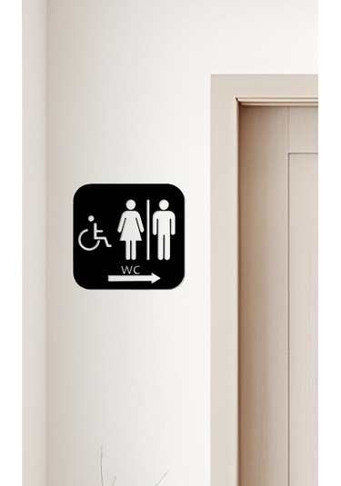 Wc Tabelası, Tuvalet Levhası, Kadın Erkek Tabela, Yönlendirme Levhaları 47
