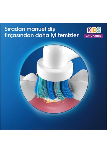 Oral-B D100 Vitality Frozen Özel Seri Çocuklar İçin Ekstra Yumuşak Şarj Edilebilir Diş Fırçası + Seyahat Kabı