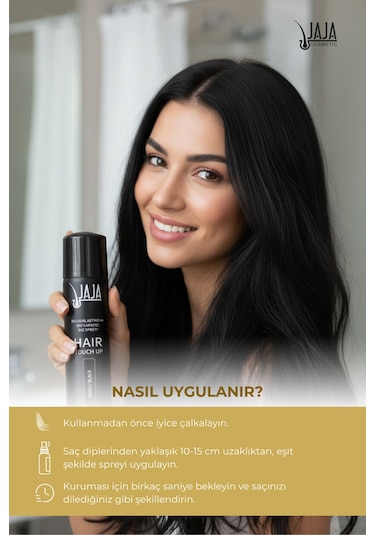 Siyah Black Dip Kapatıcı & Dolgunlaştırıcı Saç Spreyi 150 Ml