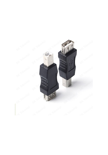 USB-B Printer Erkek to USB-A Dişi Adaptör
