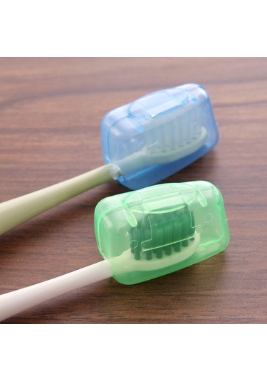 Küçük Ve Taşınabilir Seyahat Fırçası Kafası Koruyucu Kutu 5 Ahşap