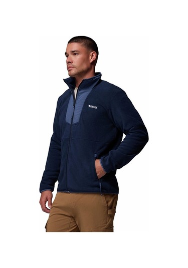 Columbia Sequoia Grove Full Zip Fleece Lacivert Erkek Outdoor Polar Am0596 Lacivert