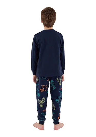 Rolypoly Rp3671-2 Erkek Çocuk Kışlık İkili Pijama Takım Lacivert