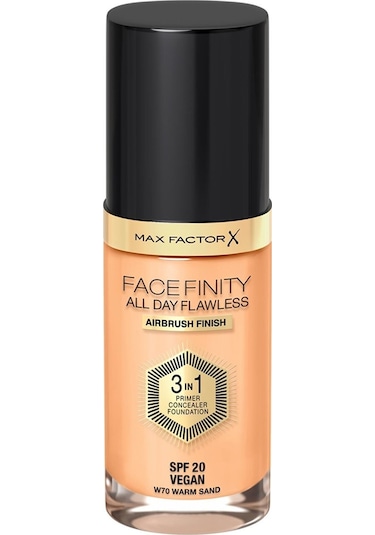 Max Factor Fondöten Facefinity All Day Flawless 70 Warm Sand