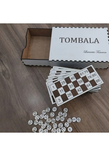 Lavanta Tasarım Tombala 24 Kartlı