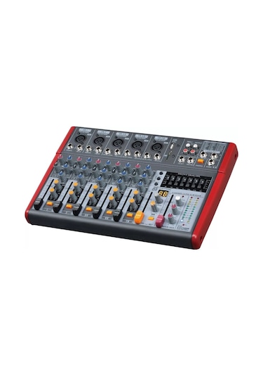 Odo Mz-802fx 8 Kanallı 99 Dsp Efektli Deck Mikser