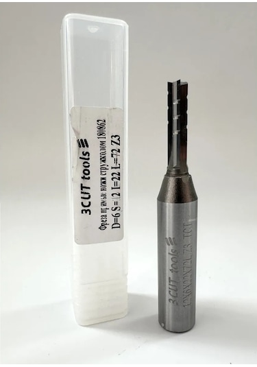 3cut Tools Düz Oluk Frezesi Talaş Kıran D 6 S 12 I 22 L 72 Z3 364821140
