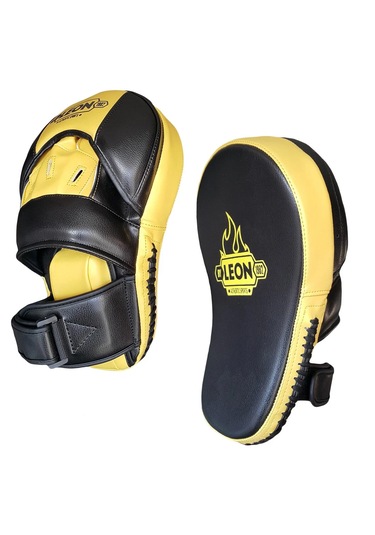 Leon Master Profesyonel Kick-boks Ve Muay Thai El Lapası Sarı Siy