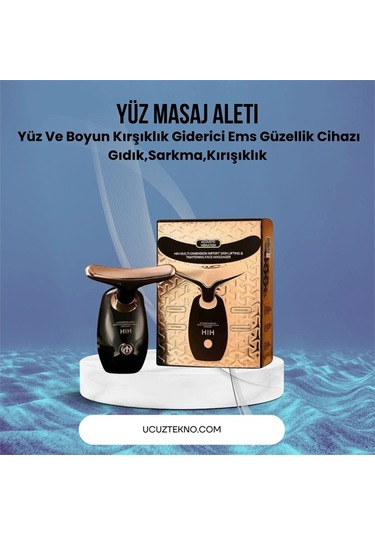 Yüz Boyun Masaj Aleti Yunus Tasarım, Kırışık Görünümü