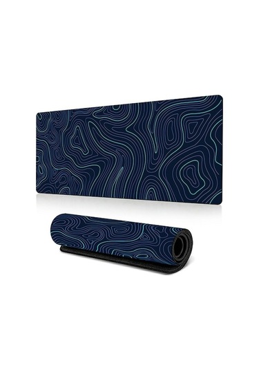 Cbtx 300 700 2mm Büyük Mouse Pad Soyut Desen Bilgisayar Dizüstü Masaüstü Mat - Line-18 Hat-18