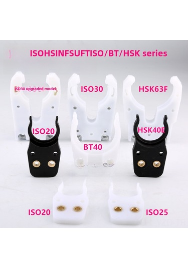 Yuntech01 Iso30/bt30/bt40nbt30 Uyumlu, Otomatik Bıçak Değiştirme Mekanizması Ve Kalp Şekilli Bıçak Kütüphanesiyle Taşkın Makinesi Bıçaklı Kafa Tutucuları Beyaz Iso30, Plastik Kaplama