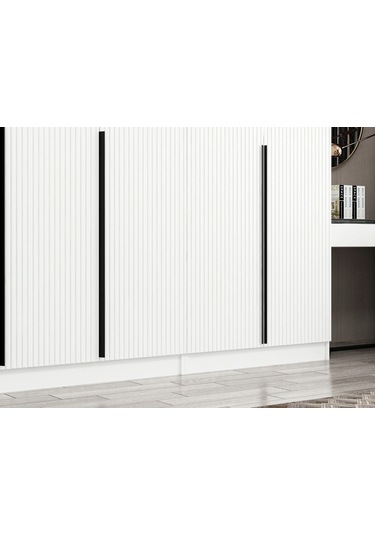 Kale Plus 8 Mebran Kapaklı 2ç Dolap Beyaz Mebran 190cm Beyaz
