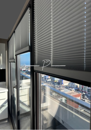 Blackout Plise Perde Cam Balkon Perde Sistemleri %100 Karartma İthal Kumaş Çok Renkli