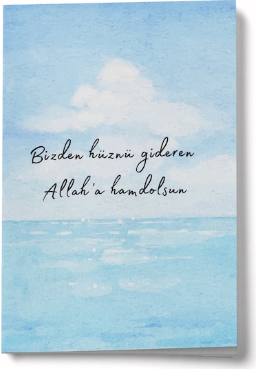 Hüznü Gideren Allah'a Hamdolsun Mini Defter Çok Renkli