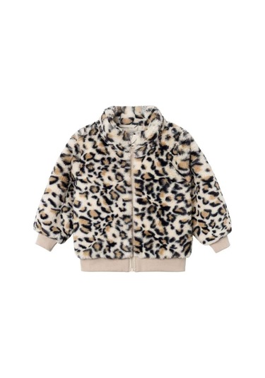 Name It Nmfmindy Faux Fur Kız Çocuk Ceket Leopar