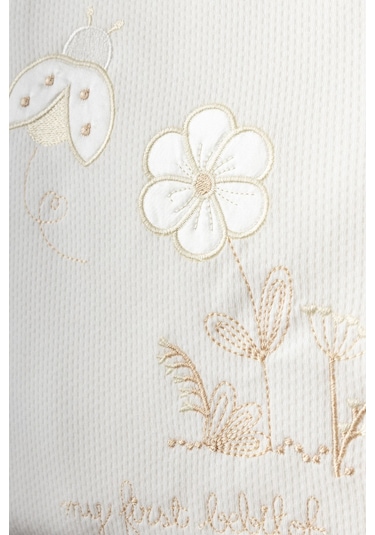 Bebitof 10parça Sevimli Uğur Böceği Desenli Kutulu Yenidoğan Hastane Çıkışı Ekru