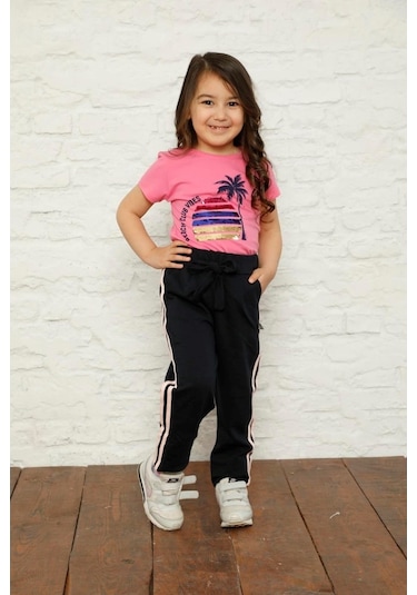 Aymeravm - Yanları Biyeli Eşofman Altı - Mşl5403Ga Lacivert