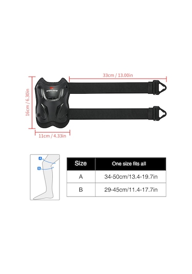 Moveevo Mt354-hx Spor Diz Koruyucu - Dayanıklı Pe Kabuk Ve Yumuşak Yastık, Bisiklet, Kayak, Motosiklet İçin Şok Emici Ve Konforlu Siyah
