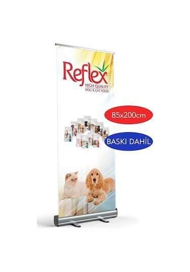 Roll Up Banner 85X200Cm Baskı Dahil