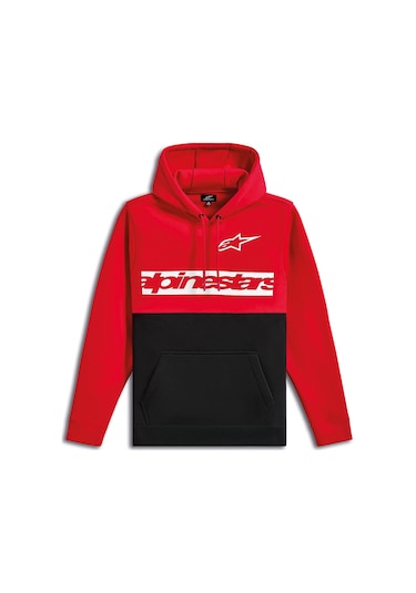Alpinestars Parallel Hoodie Kapüşonlu Sweatshirt Kırmızı Siyah Çok Renkli