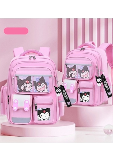 Weichuang01 İlkokul Öğrenci Çantası, Hafif, Çocuk Sırt Çantası, Weichuang01 Boy, 3-6. Sınıf, Pembe