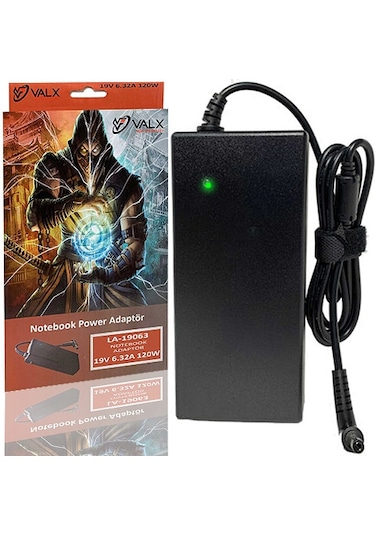 VALX LA-19063 19V 6.32A 120W NOTEBOOK ADAPTÖRÜ Toshiba Uyumlu/ASUS/CASPER