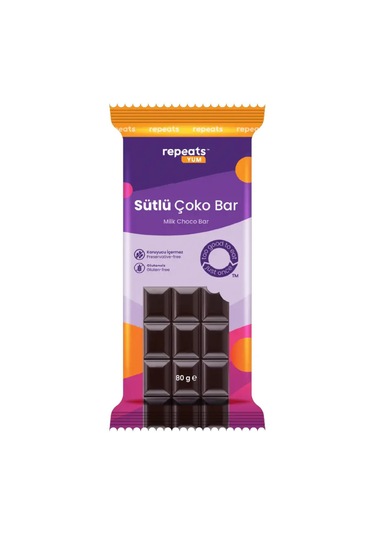 Yum Sütlü Çoko Bar 80gr